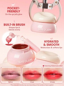 ژل لب آبرسان Hydra Jelly Pocket Lip Jam رنگ ‏Guava Glow شیگلم SHEGLAM