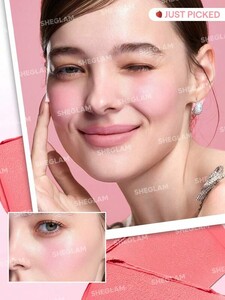 ست کرمی رژ گونه و لب Strawberry Whirl Cheek  رنگ  Pink  شیگلم SHEGLAM