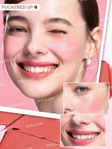 ست کرمی رژ گونه و لب Strawberry Whirl Cheek  رنگ  Pink  شیگلم SHEGLAM