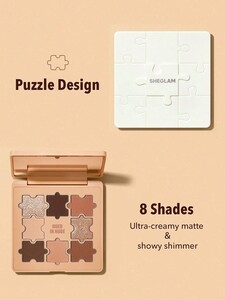 پالت سایه چشم JAZY JIGSAW رنگ LOVE N' TAUPE شیگلم SHEGLAM
