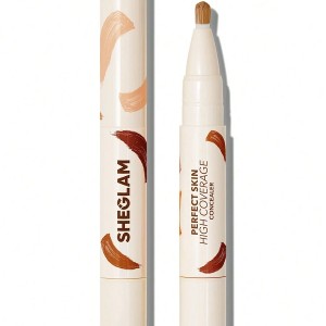 کانسیلر  PERFECT SKIN HIGH COVERAGE CONCEALER -CARAMEL شیگلم SHEGLAM