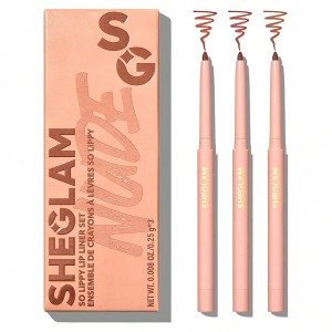 ست خط لب SO LIPPY رنگ  AU NATUREL شیگلم SHEGLAM