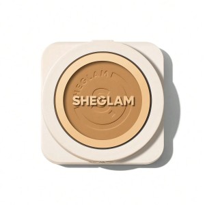 پنکک کرم پودری (پودر  پایه)  SKIN-FOCUS فول کاور - رنگ GOLDEN شیگلم SHEGLAM