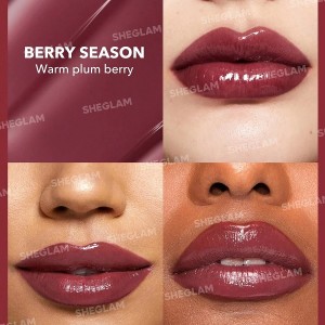 حجم دهنده لب  POUT-PERFECT SHINE LIP PLUMPER-BERRY SEASON شیگلم SHEGLAM