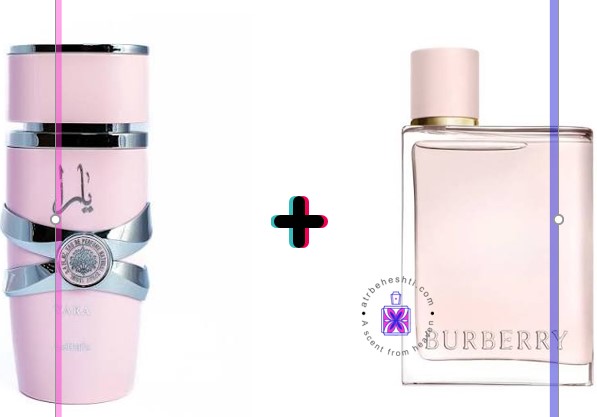 عطر ترکیبی باربری هر + یارا صورتی