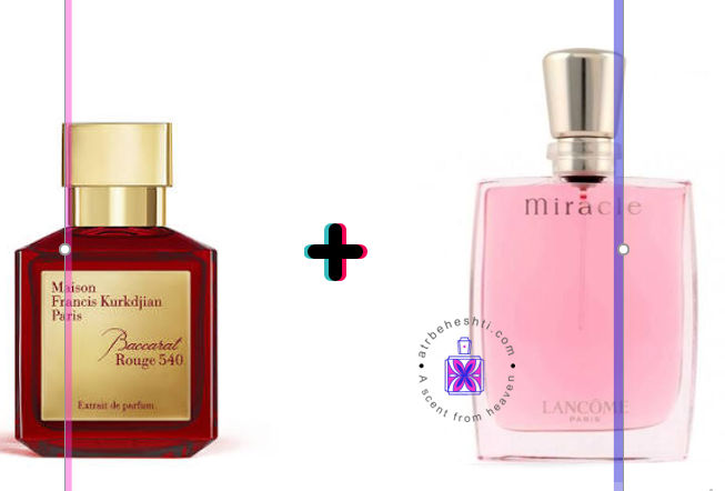 عطر ترکیبی میراکل + باکارات رژ 540