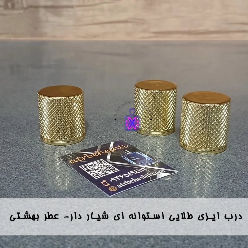 درب ایزی طلایی استوانه ای شیار دار
