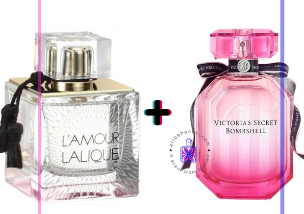 عطر ترکیبی بامب شل + لالیک لامور
