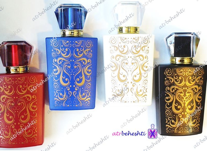 شیشه آنتیک سلطنتی رنگی طلایی 50 میل