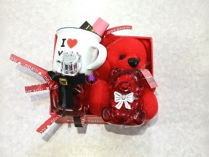 پک ولنتاین عروسک و شکلات و عطر و فنجان(ارسال رایگان) - کد 3