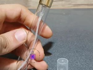 شیشه اسپری فلزی طلایی 10 میل - عطر بهشتی