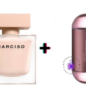 عطر ترکیبی 212 زنانه + نارسیس پودری