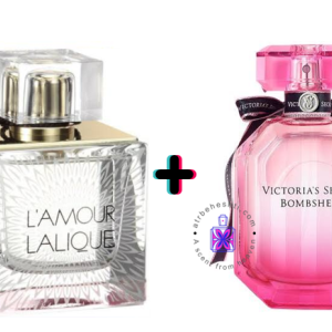عطر ترکیبی بامب شل + لالیک لامور