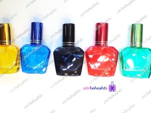 شیشه ذوزنقه رنگی 15 میل