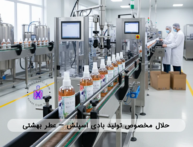 فیکساتور و حلال بادی اسپلش - عطر بهشتی