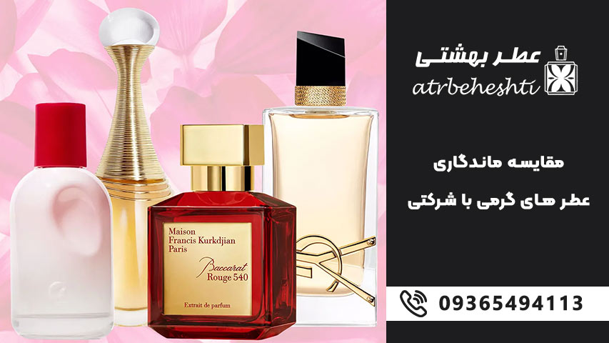 ماندگاری عطر از نگاه مصرف کننده حرفه ای