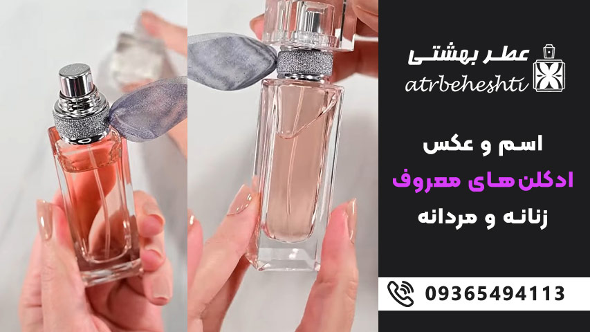 اسم و عکس ادکلن زنانه معروف و ترند 