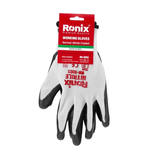 دستکش ایمنی نیتریل رونیکس مدل RH-9003