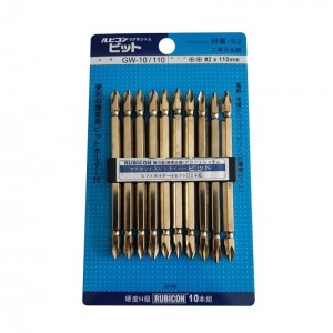 سری پیچ گوشتی دوسر چهارسو بلند روبیکن ژاپن مدل GW-10/110 سایز 110mm