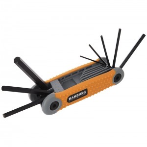 آچار آلن تاشو هامبورگ مدل H5950 مجموعه 8 عددی (تایوانی)