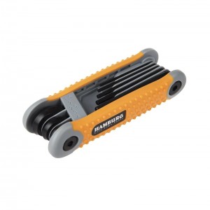 آچار آلن تاشو هامبورگ مدل H5950 مجموعه 8 عددی (تایوانی)