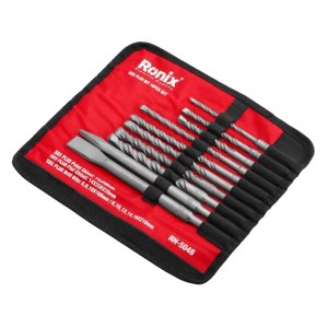 ست مته و قلم چهار شیار رونیکس مدل  RH-5048 مجموعه 10 عددی