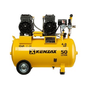 پمپ باد سایلنت 50 لیتری 4 اسب بخار دو موتور مدل KSC-5452