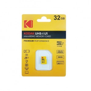 کارت حافظه microSDHC کداک مدل Premium Performance کلاس 10 استاندارد UHS-I U1 ظرفیت 32 گیگابایت