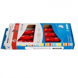 پیچ گوشتی عایق 1000Vیونیور مدل 603CS6 CDE مجموعه 6 عددی