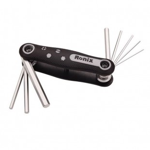 مجموعه 8 عددی آچار آلن تاشو رونیکس مدل RH-2020