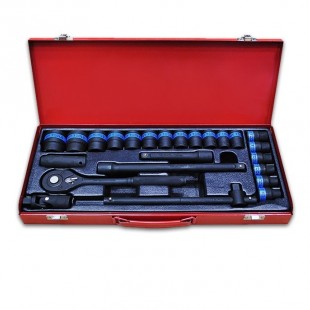 جعبه بکس 24 پارچه فشار قوی مشکی درایو 1/2 Ultimate Tools آلمان