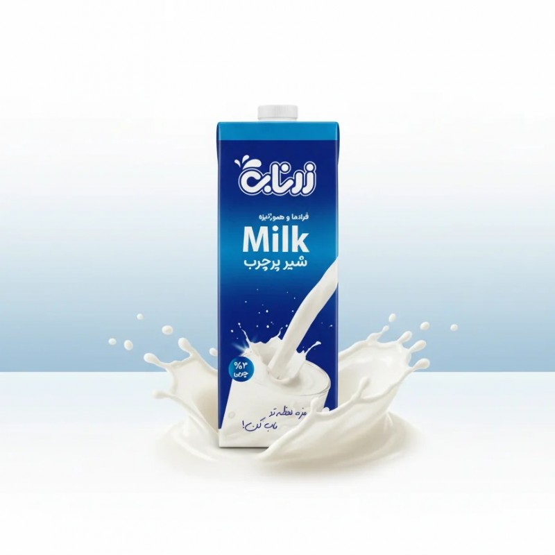 شیر تتراپک 1لیتر پرچرب