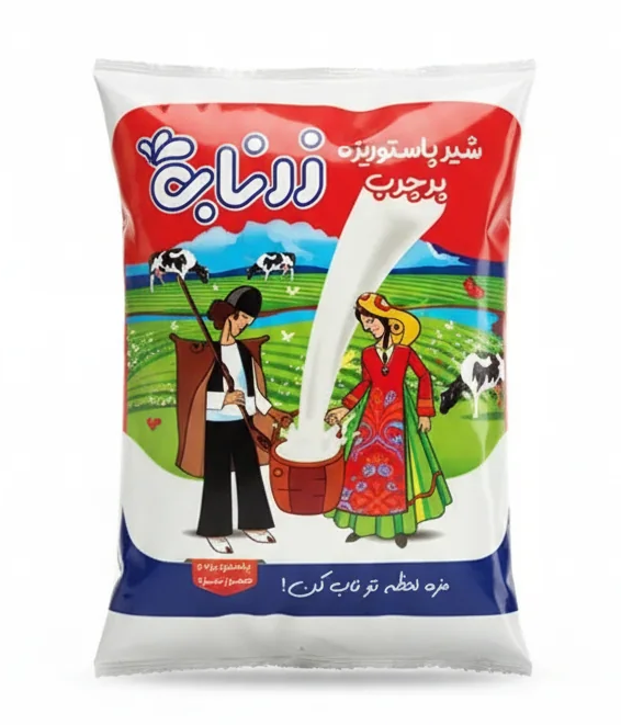 شیرپرچرب نایلونی 800 گرم