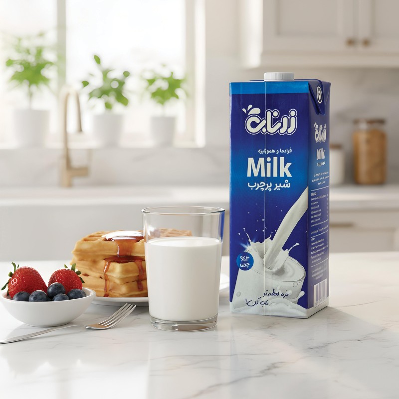 شیر تتراپک 1لیتر پرچرب