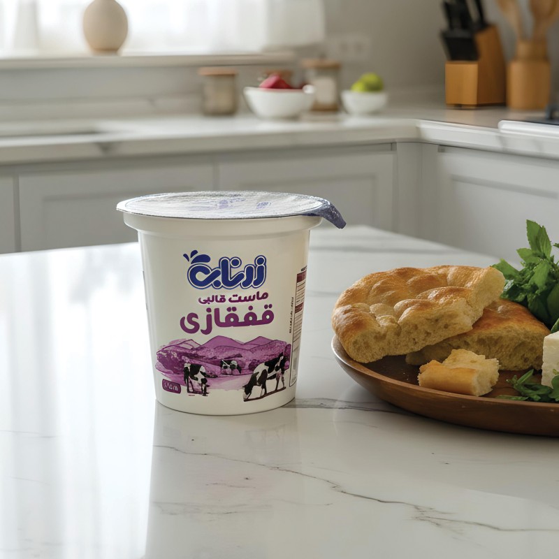 ماست قفقازی پرچرب700 گرم