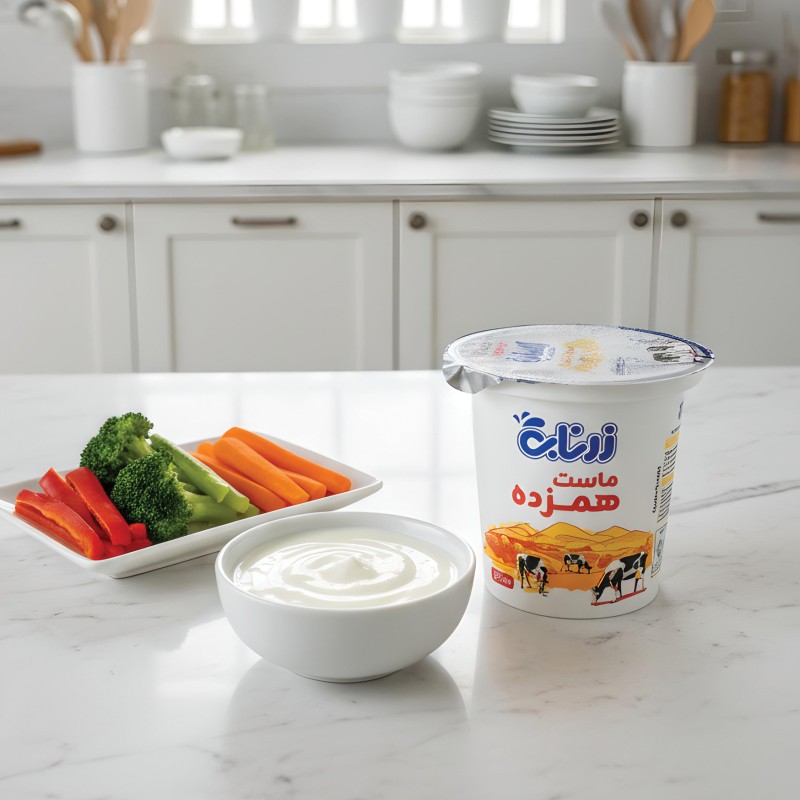 ماست همزده پرچرب 700 گرم