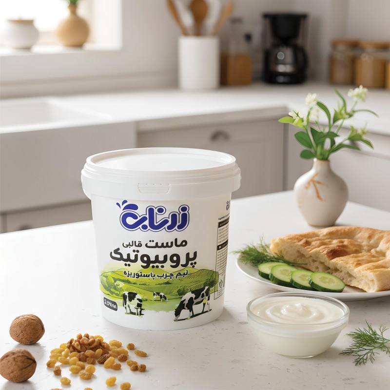 ماست پروبیوتیک1/5 با  بسته بندی (IML)