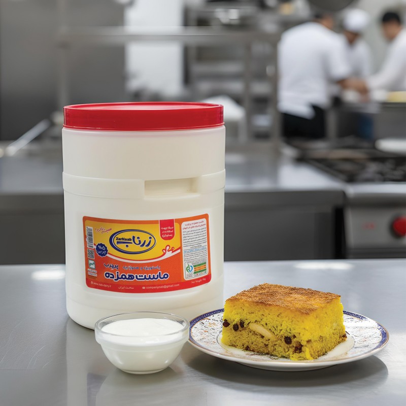 ماست همزده  پرچرب 9کیلویی