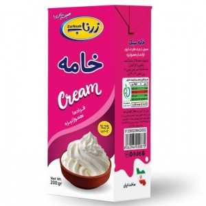 خامه تتراپک200 گرم