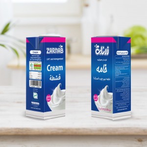 خامه تتراپک نیم چرب