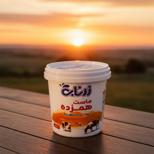 ماست همزده 1/5 با  بسته بندی (IML)