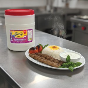 ماست قفقازی پرچرب دبه9 کیلویی