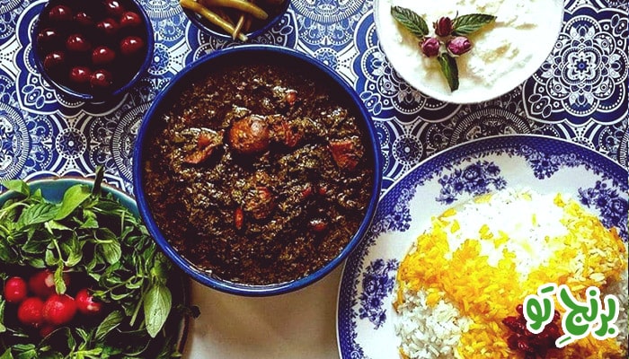 قورمه سبزی، از غذاهای محبوب ایرانی
