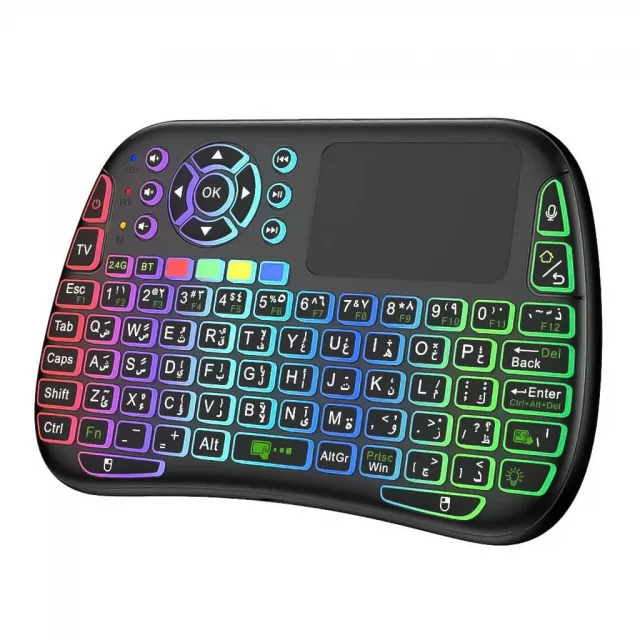 ریموت و کیبورد پرودو مدل Porodo Universal Keyboard Remote & Mouse در بروزکالا