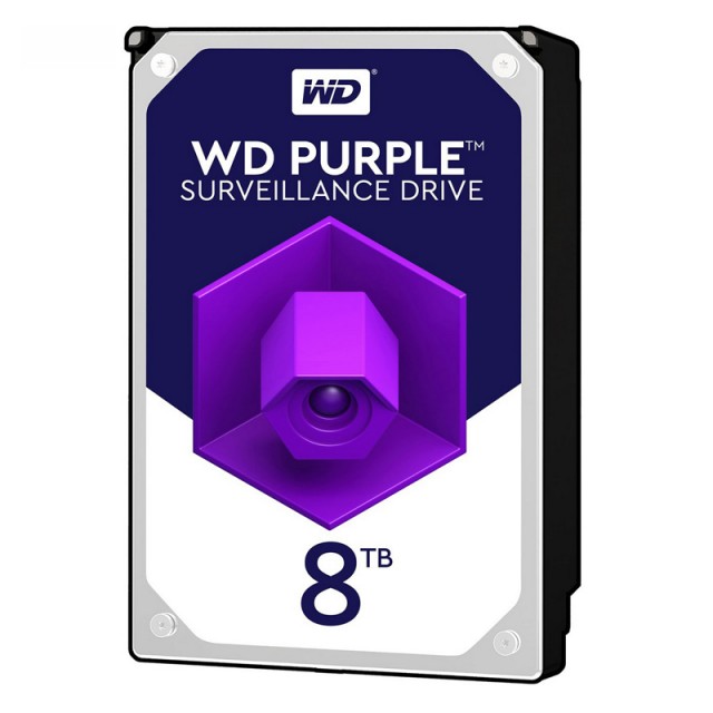 هارد دیسک اینترنال وسترن دیجیتال مدل Western Digital PURPELE  ظرفیت 8 ترابایت در بروزکالا