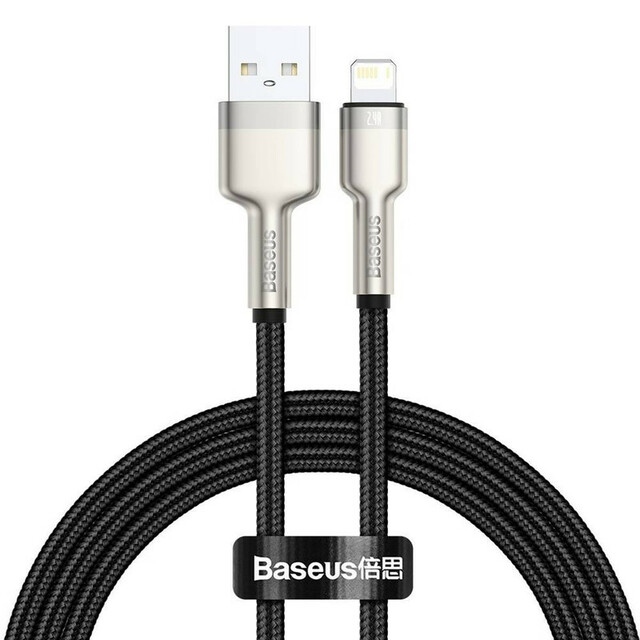 کابل شارژ USB به لایتنینگ باسئوس مدل Baseus CALJK-01 طول 0.25 متر در بروزکالا