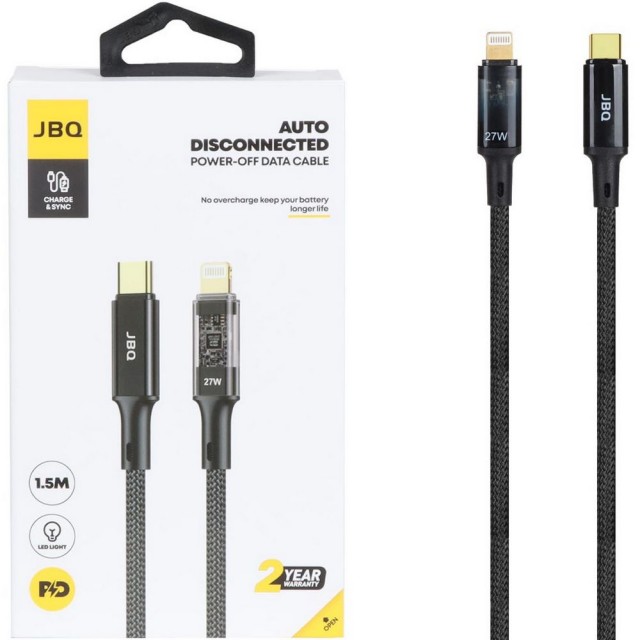 کابل شارژ Type-C به لایتنینگ جی بی کیو مدل JBQ CA-728 طول 1.5 متر در بروزکالا