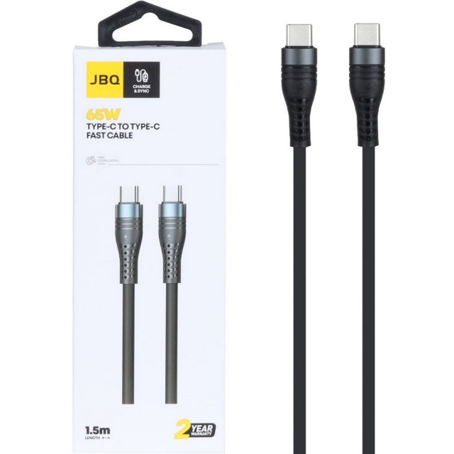 کابل شارژ Type-C به Type-C جی بی کیو مدل JBQ CA-615 طول 1.5 متر در بروزکالا