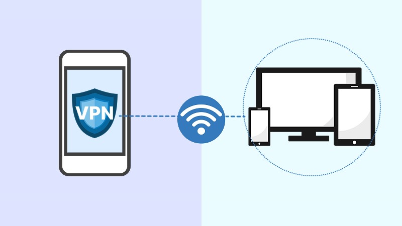 راهنمای اشتراک‌گذاری VPN از طریق هات‌اسپات گوشی