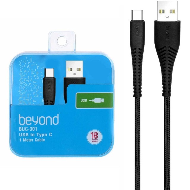 کابل شارژ USB به Type-C بیاند مدل Beyond BUC-301 طول 1 متر در بروزکالا